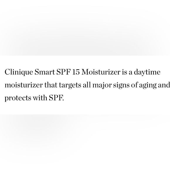 $13❤️🔥 Clinique Smart SPF15 Custom Repair Moisturizer Dry Combination 🪞 NEW - Picture 5 of 7